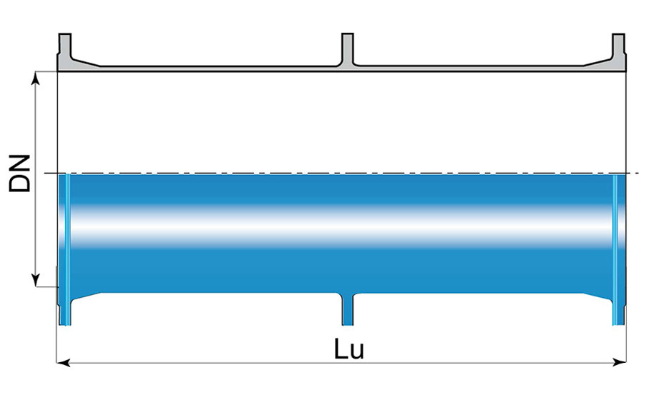 Laippaputki keskilaipalla